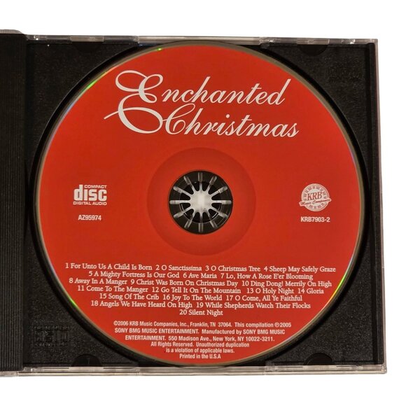 Enchanted Christmas CD Placido Domingo Mahalia Jackson Vienna Boys Choir More - Picture 4 of 4